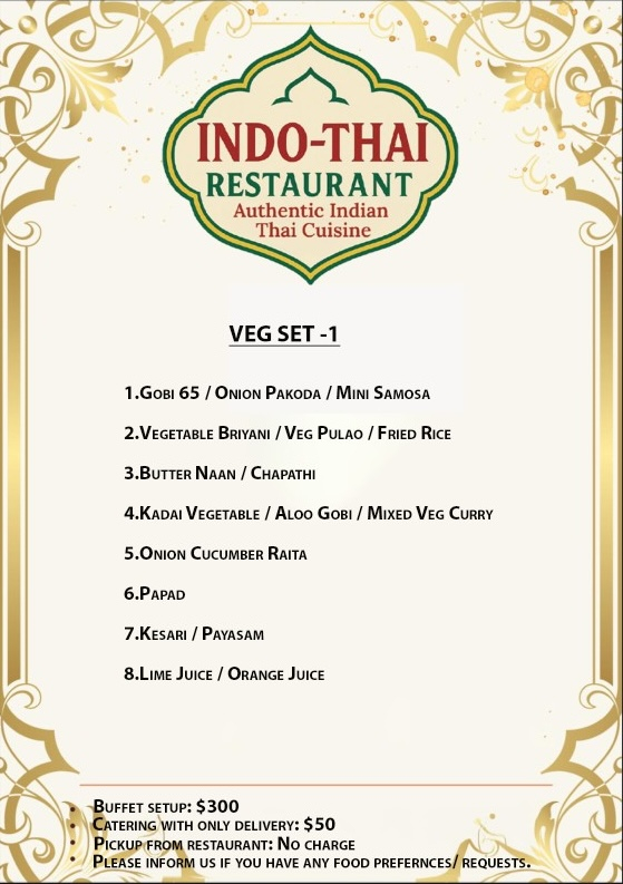 Vegetarian Set 1