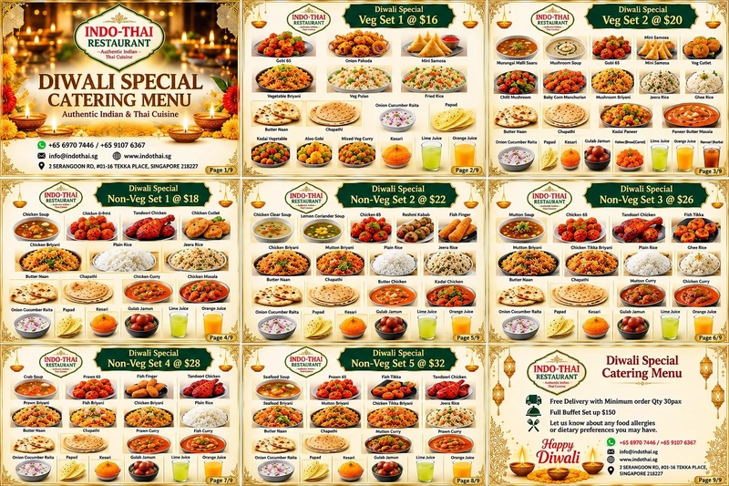 Shop Diwali Set Specials Menu